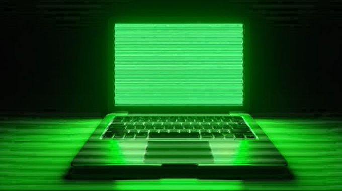 A glowing green laptop with an illuminated screen sits open in a dark setting, its display bathed in bright green light against the black background.

The image visually evokes the digital, algorithmic nature of AI-driven decision-making, mirroring the post's theme of an "AI jury" functioning as automated infrastructure for resolving disputes—symbolizing the shift from traditional human-led systems to machine-based "Internet Courts."