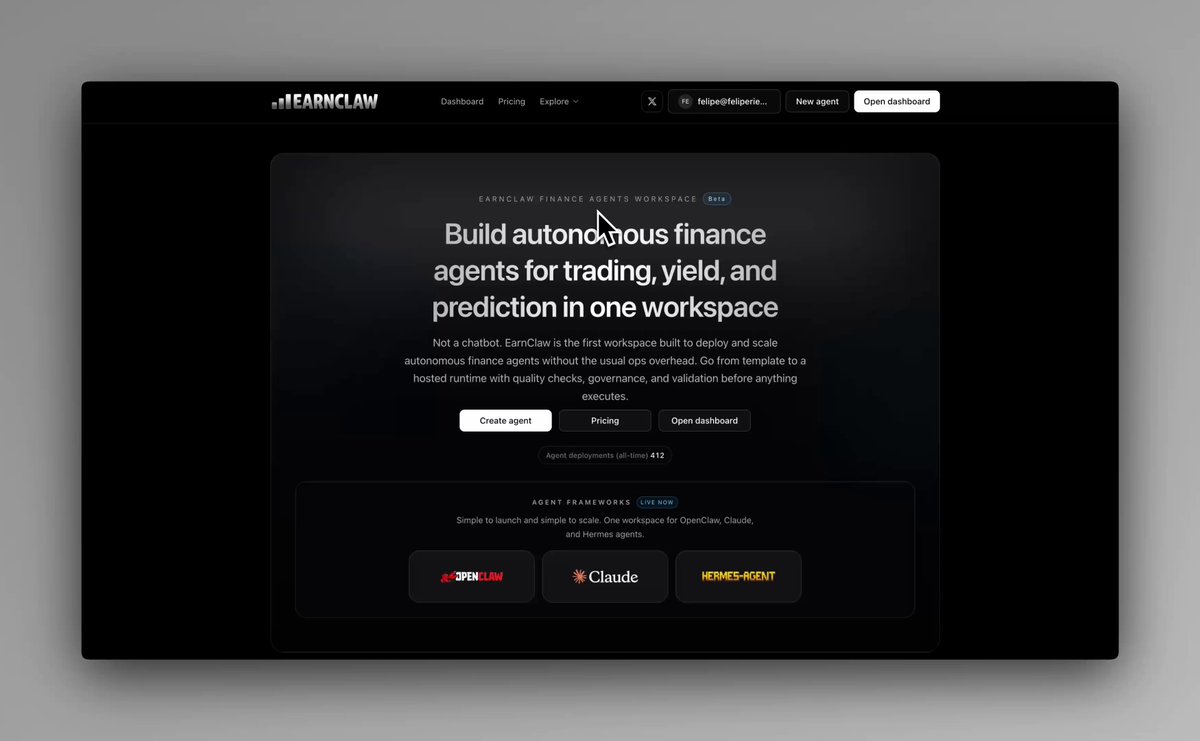 !"This image is of a website that has an agency called @HyperliquidX. It's all about building professional trading agent solutions. The site has a dark background which contrasts well with the lighter colors on the page, making it stand out. The text is black, giving the image some serious and professional vibe."