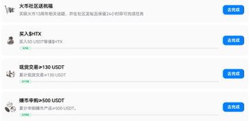 A cropped, blurry mobile screenshot of a list of products or services priced in USDT (such as '买入APTX' for 50 USDT and '提现快讯+150 USDT') with blue '支付' (pay) buttons on the right side.