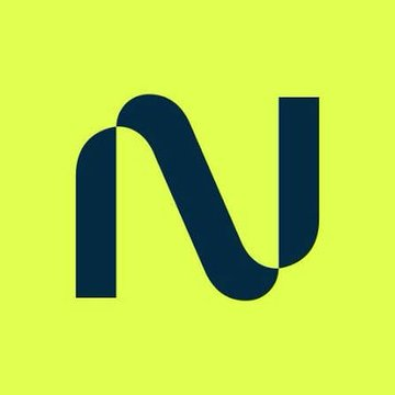 The image features a striking logo for an AI company, which includes the letters "N" and "B". The logo is set against a bright yellow background, making it stand out prominently. Below the logo, there's text that reads "€NBIS has chosen France for a new AI cloud infrastructure project according to French President Emmanuel Macron. The investment is expected to exceed €9B and target 240MW of capacity." This information suggests that the company is involved in an AI project in France, possibly related to the development of AI systems using French data or expertise.