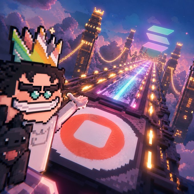 The image features a man wearing a crown standing on top of a bridge, with a city skyline in the background. The caption for the image reads "his is one more fresh point for @cosmos IBC as bridge, $ETH bridges almost exploiting day per day, worst type of safety". This post seems to be promoting Bitcoin Cash or another cryptocurrency, as it uses a humorous and lighthearted tone with the crown-wearing man on the bridge. The image also includes a reference to Ethereum's recent ICO (Initial Coin Offering) and Bitcoin Cash's ICO (Bitcoin), which might suggest that the post is related to cryptocurrency news or events.