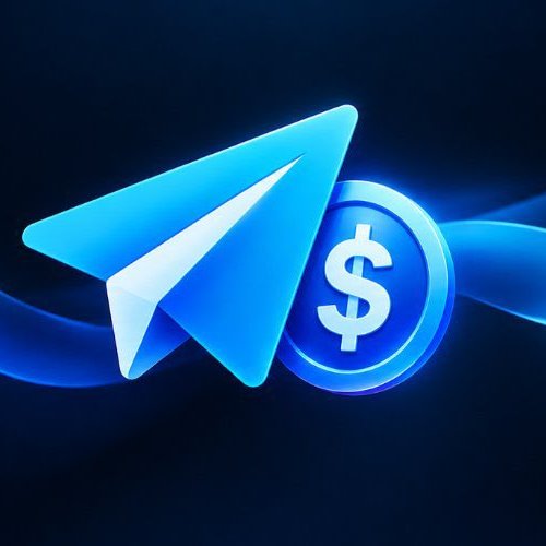 A blue Telegram paper plane logo paired with a dollar sign coin, visually representing the bullish sentiment around Telegram ($GRAM) and its growing crypto wallet ecosystem. The imagery reinforces the post's comparison to Solana's early breakout, symbolizing Telegram's potential for a massive bull run.