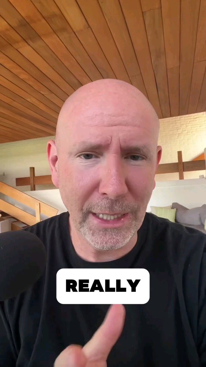 A bald man points toward the camera with the on-screen word “REALLY,” emphasizing the post’s claim that setting up an AI agent to mine POA through minepoa.com is surprisingly simple and takes under a minute.