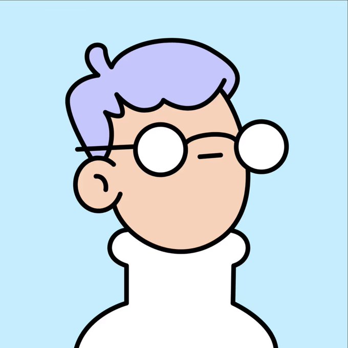 The image features a cartoon character wearing glasses and a white shirt against a blue background. The character appears to be a person with a unique style, possibly an animation or a cartoon. The caption below the image reads "Paid four figures for a JPEG That is what it looks like from the outside honestly, it's the opposite @doodles built: An animation studio A film with Pharrell. Music. DreamNet. Brand partnerships with adidas, Crocs, McDonald'S, and G-Shock". The image seems to be related to an advertisement or a promotional piece for an animated movie or cartoon series.