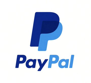 The image shows the PayPal logo, featuring two overlapping "P" letters in dark blue and light blue above the "PayPal" wordmark. It accompanies news that MicroStrategy (MSTR) has surpassed PayPal's market cap, highlighting how Bitcoin-focused companies are now outpacing traditional payment giants.