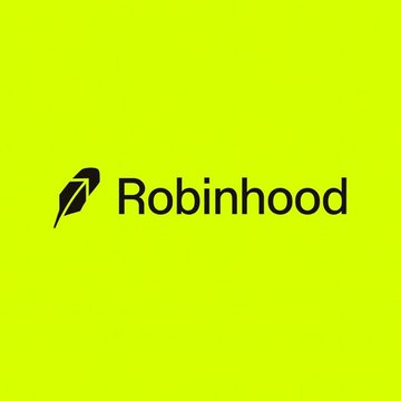 The image shows the Robinhood logo, featuring its signature black feather icon next to the company name "Robinhood" on a bright green background. This matches the breaking news about Robinhood receiving FCA approval in the UK, with the company's branded visuals complementing the announcement of their successful cryptoasset registration.
