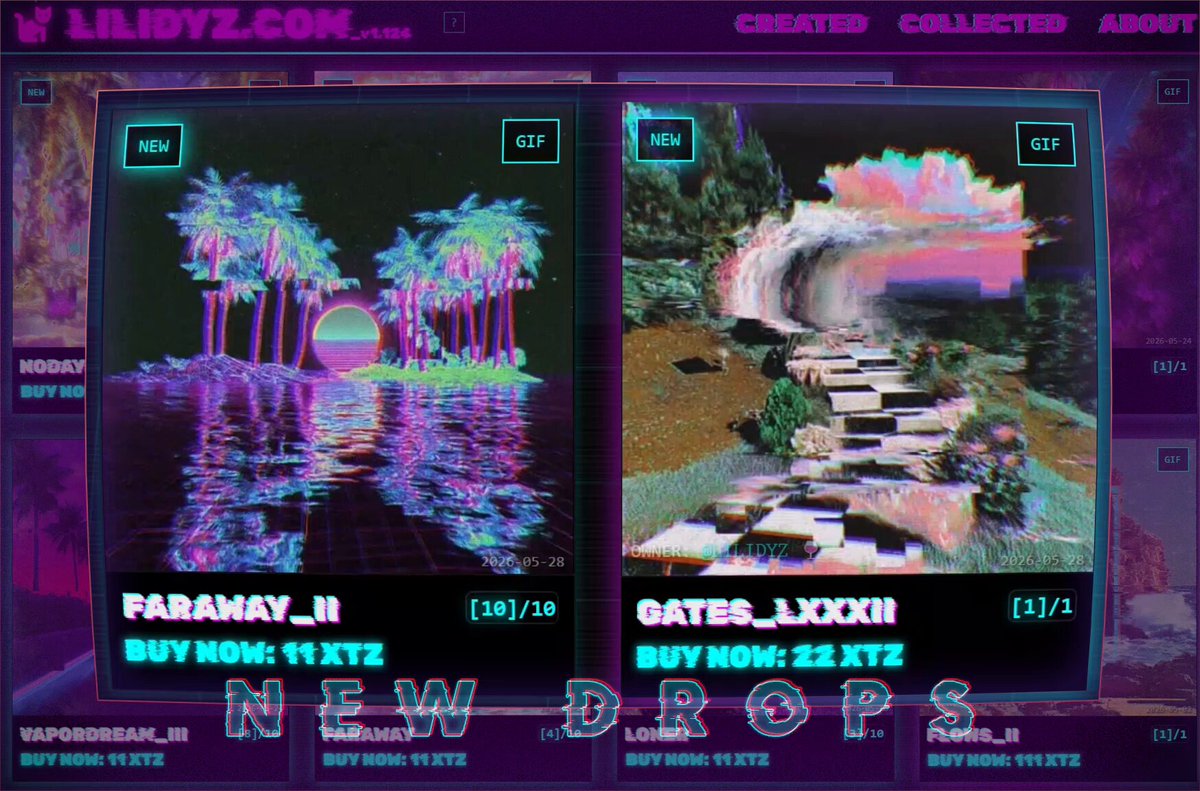 A computer screen displays two different ads for tropical vacation packages, one showing a beach scene with palm trees while the other has a cityscape featuring an ocean view. The ads also include descriptions of destinations like "FARAWAY II" or "CITY OF PALE LEMON". The main content appears to be promoting vacation options such as 'Gates' and 'FXTZ'.