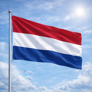 The image shows a red, white, and blue flag billowing on a flagpole against a cloudy sky with the sun shining brightly. The accompanying caption about possession ("If you don't hold it, you don't own it") suggests the flag symbolizes national sovereignty and ownership of one's country, reinforcing the message of holding onto and protecting what belongs to you.