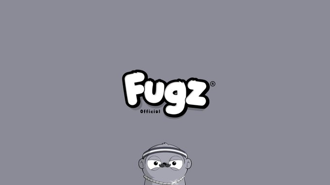 A graphic with the text 'Fugz Official' above a cartoon character with a grey beanie and a bandana covering its face.