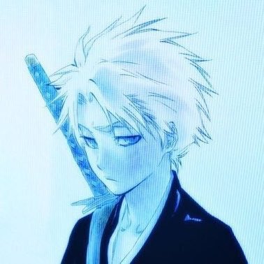 A blue-tinted anime sketch of a spiky-haired swordsman (Sasuke from Naruto) with a sword over his shoulder, paired with a "GM CT" crypto/greeting post—evoking a cool, battle-ready "good morning" vibe to match the "cold cash" energy.