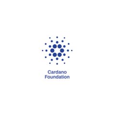 The image shows the blue dotted Cardano Foundation logo with the text “Cardano Foundation.” It accompanies a post noting that Cardano Foundation joined Hedera, Ava Labs, and other blockchain groups urging the SEC to include digital commodities in proposed crypto rules.