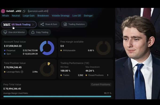 In this image, a man wearing a tie can be seen looking at a screen displaying stock market data. The image also includes an overlay of the text "BU BALİNA RALLİYE İNAT NEDEN SHORT AÇIYOR? Herkes long'a yığılırken, kimliği bilinmeyen bir cüzdan 70 milyon dolarlıkETH short açtı. Önce kim bu cuzdan Adı pension-usdt.eth. Anonim. Yüzü yok, ismi yok, sadece onchain geçmişi var. Toplam kârı 40 milyon dolar bandında, son". The man appears to be focused on the stock trading information displayed in front of him.