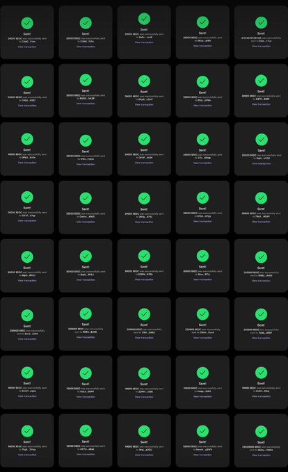 Grid of multiple phone notification screenshots, all showing 'SMS/MMS Received' alerts with green checkmark icons on a dark background.