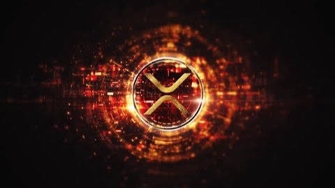 The image features a glowing XRP logo surrounded by fiery orange and red embers against a dark background, symbolizing the digital currency at the center of heated discussion. The fiery aesthetic visually reinforces the post's message about three delayed XRP catalysts—the SEC innovation exemption, SEC crypto meeting, and CLARITY Act—conveying the intensity and uncertainty surrounding these postponed regulatory developments.