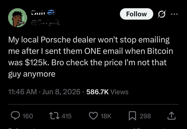 The image shows a post containing an email message about Bitcoins, specifically from someone named "Guru" who is known as "@Guru69". The text of the message includes a claim that a price of 1 Bitcoin is equal to 1 Bitcoin, with an explanation stating that they checked the price. The rest of the post contains various mentions of the words " Bitcoins", "Btc", and "@Guru69".
