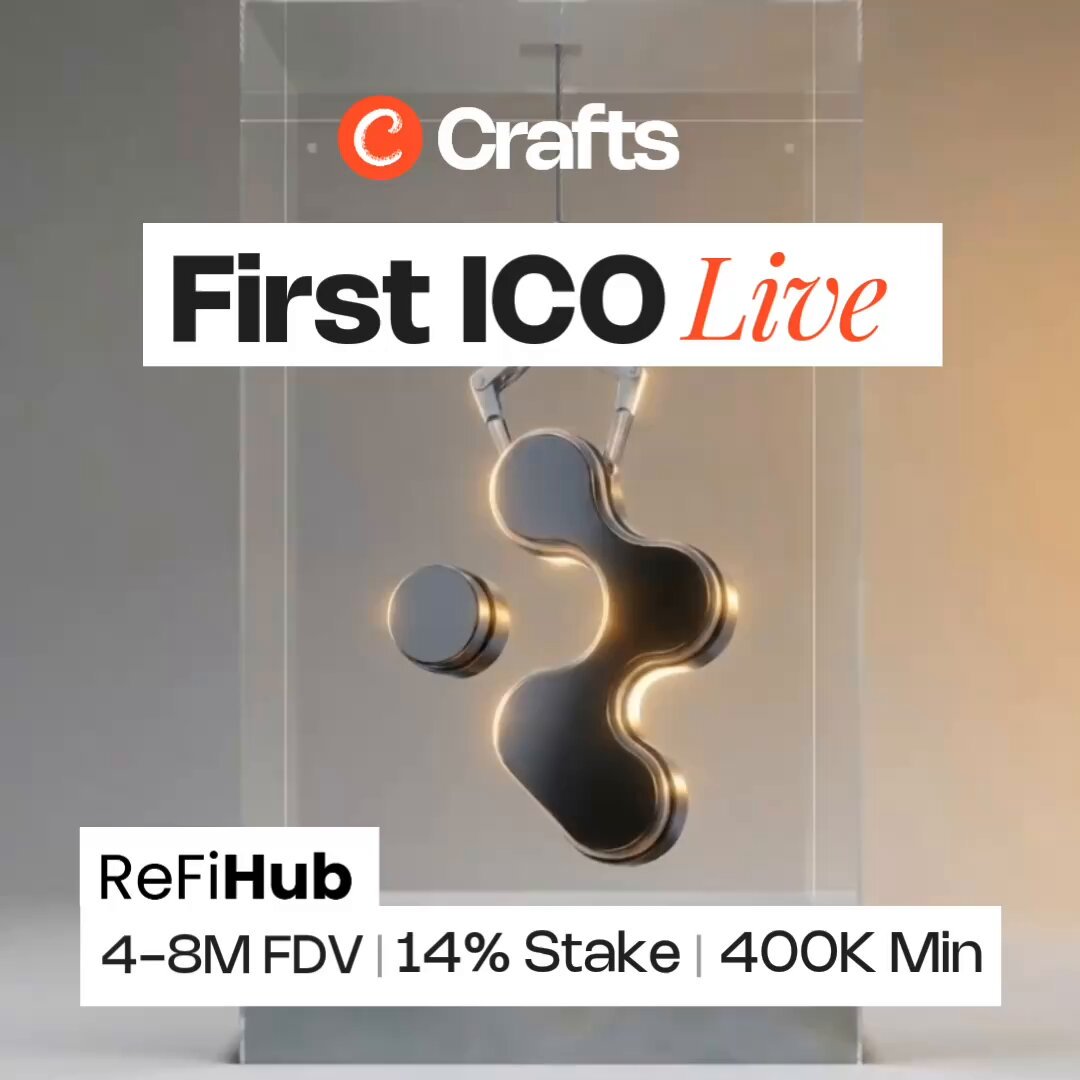 The image features a glass display case with an item inside of it that appears to be a piece of jewelry or decoration. The background of the image is white, which contrasts with the black object within the display case. Below the display case, there's text in red and black that reads "First ICO Live", followed by a list of numbers and words related to an auction.