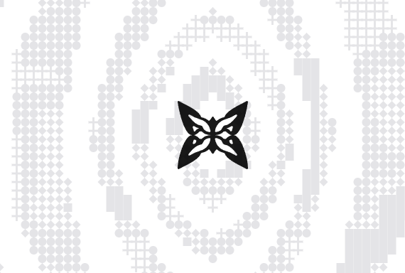 The image features an abstract design composed primarily of white dots and lines arranged within a circular pattern. At the center of the circle, there's a black silhouette of a butterfly, emphasizing the overall theme of circles and patterns. The text surrounding this motif suggests that the main concern for Web3 is to scale, ensuring that the infrastructure can handle more users than what currently exists or will be able to handle in the future. This notion relates to the design elements within the image as well, as it seems to portray the importance of scalability and interconnectedness through the use of circles and patterns with varying sizes.