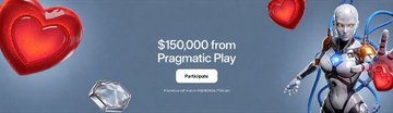 Promotional banner from 1win announcing a **$150,000 Pragmatic Play** tournament, featuring red boxing gloves and a futuristic white female character, which serves as the backdrop for the user's post about testing the "Crypto Genesys" game with small $1 bets.
