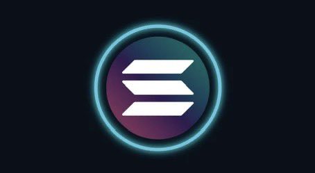 A digital logo featuring three white horizontal bars arranged in a stylized 'S' or arrow formation inside a circular emblem with a gradient purple-to-teal background, surrounded by a glowing cyan ring.
