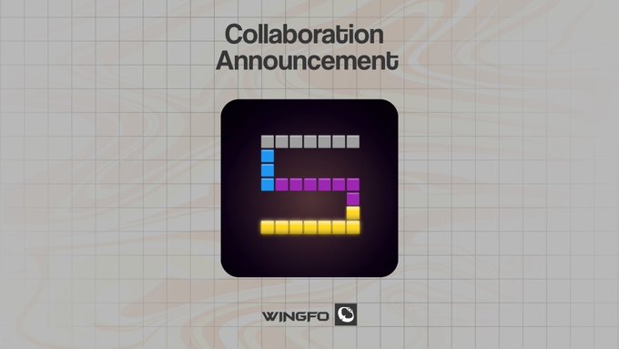The image contains a screenshot of an advertisement for a video game collaboration. The advertisement is displayed against a white background with a grid pattern, which adds a clean look to the presentation. A text box is placed near the bottom right corner of the image. Inside this text box, there are details about the post and its purpose, such as the "@stacksnft_" and "@weingfo" Twitter handles, as well as the "#supply" and "chain" links, which may provide further information or resources related to the collaboration. The primary focus of the image is on this advertisement for a video game collaboration.