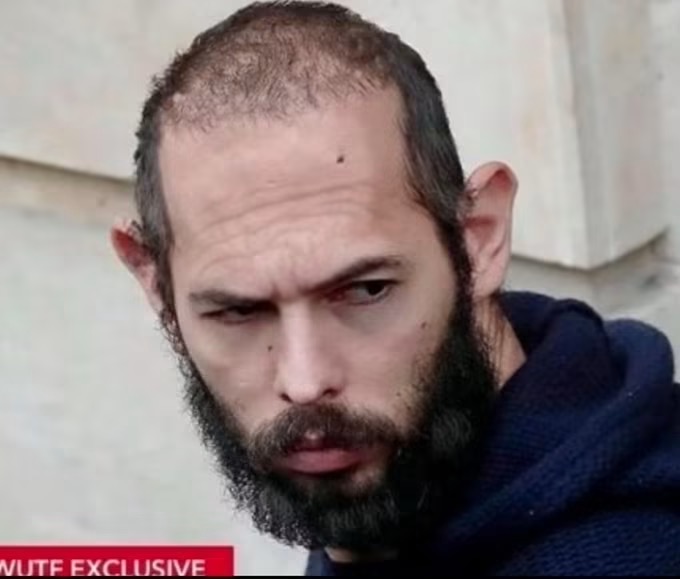 The image shows a bearded man with a weathered, hazy-eyed expression appearing disheveled, with a "LIVE EXCLUSIVE" news banner at the bottom, fitting the caption's portrayal of someone negatively impacted by cryptocurrency.
