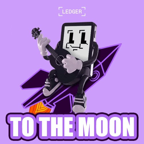 The image features a cartoon character holding an ukulele while sitting on top of a rocket ship, with the text "To The Moon" written below him. This creative design suggests that the character could be a musician or artist who has been transported to space and is now playing music for an audience on Earth. The post emphasizes the importance of diversifying one's investments beyond traditional staking methods like mining, as it highlights how the character's unique situation demonstrates the potential benefits of investing in innovative ideas or projects that can generate significant returns.