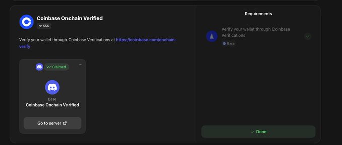 The image shows a screenshot of a cryptocurrency exchange where the verification process for a new account has just been completed. The screen displays two buttons, one yellow with a white border labeled "Coinsbase Onchain Verify", indicating that the user's wallet is being verified by Coinsbase. Additionally, there are several other options available on the screen such as "Verify your wallet through Coindesk", which was listed before. The overall mood of the image suggests that users can now confirm their Bitcoin wallets in exchange for a new one, with an increased possibility of KYC (Know Your Customer) requirements.