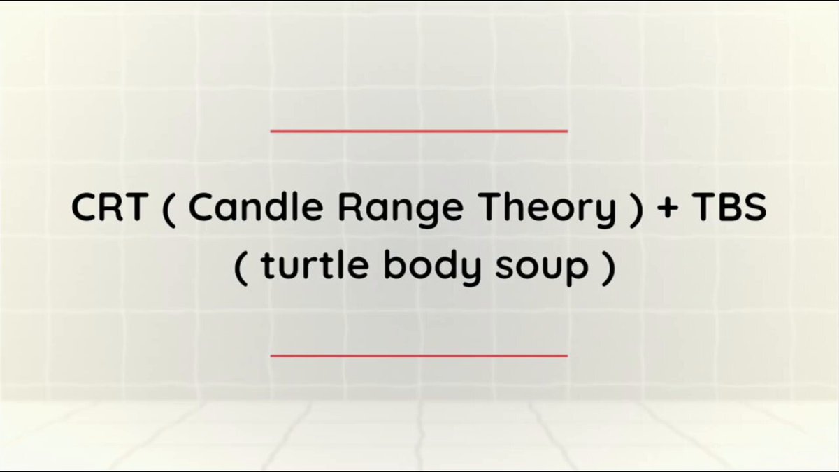 The image features a white background with black text that reads "CRT (Candle Range Theory) Turtle body soup" written in red letters. The text is centered, making it easy for viewers to read and understand.