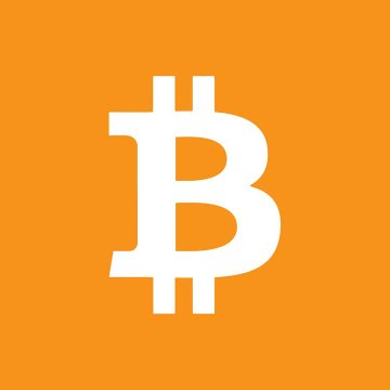 The image shows the Bitcoin (₿) logo in white on an orange background. It relates to the post by visually representing Bitcoin, which led spot crypto ETF inflows with +$66M on September 29, outpacing Solana (+$5.4M) and contrasting with Ethereum's $2.8M outflow.