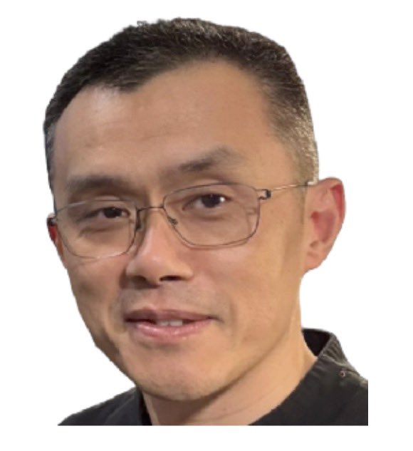 A headshot of an East Asian man with short dark hair and rimless glasses, wearing a dark shirt, isolated against a white background. The image appears to be a profile photo of a crypto KOL or commentator, fitting the post's reference to a prominent figure (with "50k+ followers") cautiously avoiding involvement in an industry dispute.