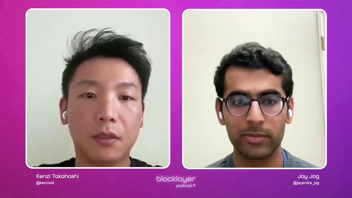The image shows two men's faces side by side with their eyes closed, looking at the camera. The man on the left has a black shirt, while the other man on the right wears glasses. They appear to be participating in an online meeting or video call. The background of the image is purple and white, which could potentially represent a store or retail platform like Amazon or eBay.