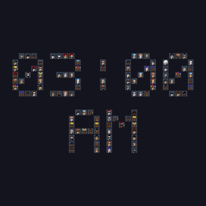 The image features a large block of text that reads "The moment is here. Public Mint goes live at 3AM UTC Website link is coming soon This is your last chance to prepare Stay locked. $PRL". The text is composed of small squares, each containing an image of a person's face or logo. These images are arranged in rows and columns, creating the block of text that reads "The moment is here. Public Mint goes live at 3AM UTC Website link is coming soon This is your last chance to prepare Stay locked. $PRL". The arrangement of the squares suggests an artistic design choice, with each image contributing to the overall visual impact of the message.