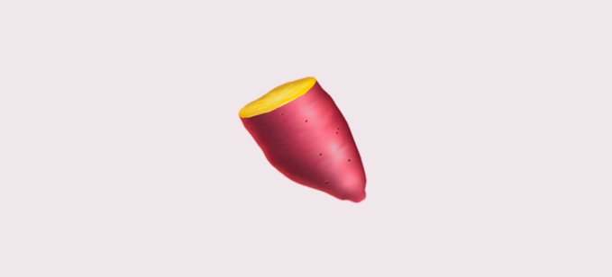 The image features an abstract representation of a red potato, which appears to be cut into two pieces with one piece being larger than the other. The background color of the image is white, providing contrast for the potato's vibrant red hue. The image also includes text that reads "timeline talks about $strc as if its peg mechanism was analogous to stables: backed 1:1 by usd." This phrase seems unrelated to the main subject and could be a random addition or an attempt at humor.