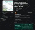 A tweet from "TipsyGoat.eth" celebrating HypurrCo's @HyperliquidX merch, specifically highlighting the @Hypurr blind box card packs with the first batch to be distributed at the 10/8 Singapore event, paired with an image of the tweet displayed on a screen showing mentions like "Hyperliquid Updates a Comprehensive Overview of Hyperliquid Public Speaker a Visionary," "HypurrCo," and a phone number "(415) 739-6893."