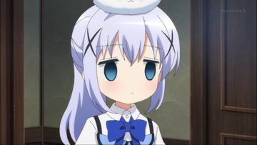 An anime-style girl with long silver hair and blue eyes, wearing a white beret and a blue bow, gazes expressionlessly at the camera. Her blank, slightly melancholic stare mirrors the post's tension between yearning for social validation in the crypto community and frustration over unfulfilled engagement.