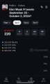 A dark-mode mobile app interface appears to be a tracking or finance application.