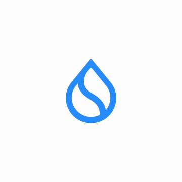 The image displays a blue water droplet icon with a stylized leaf or flame design inside it, likely representing Walrus Protocol or a water-related brand. This icon ties to the announcement of Walrus Protocol's partnership with DATA Network and Sui Network to scale rights-cleared AI training data through Trace's verifiable registry.