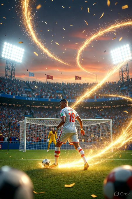The image features a soccer player, specifically a goalkeeper, who is attempting to save a goal from entering the net during a World Cup match. The scene takes place at a stadium with a large crowd of spectators watching intently. The atmosphere appears to be charged with excitement and anticipation as the outcome of this crucial moment hangs in the balance. The image also includes several soccer balls scattered around, adding to the sense of action and intensity. In relation to the post about Bitcoin, one could say that the goalkeeper's actions are like a key resistance level for the game, where any sudden explosion or unexpected event can change the course of the match.