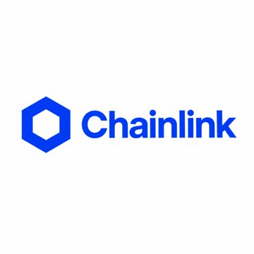 The Chainlink logo featuring a blue hexagonal icon next to the word 'Chainlink' on a white background.