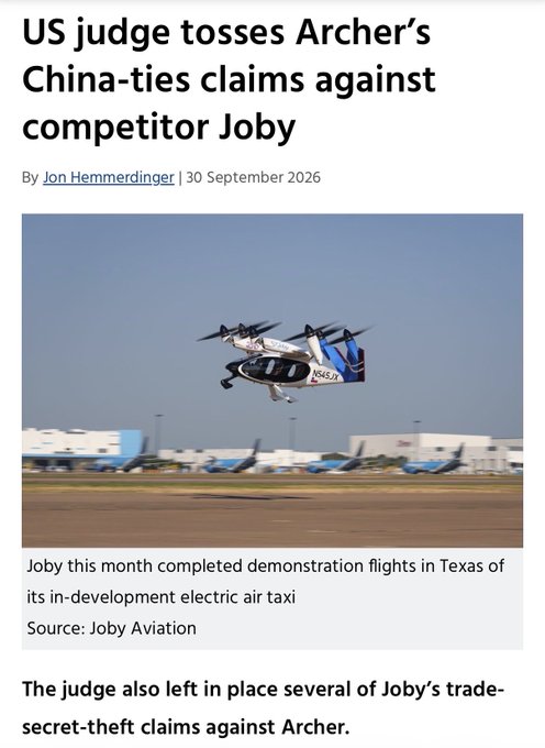 https://example.com/image1.jpg

A news article headline reads 'US judge tosses Archer's China-ties claims against competitor Joby' by Jon Hemmerdinger, dated 30 September 2026, featuring an image of an electric air taxi in flight, with a caption noting Joby completed demonstration flights in Texas of its in-development electric air taxi. Source: Joby Aviation. The article mentions the judge left in place several of Joby's trade-secret-theft claims against Archer.

'2': 'A decorative display featuring various Islamic phrases written in Arabic calligraphy within ornamental frames, including phrases like Bismillah, Alhamdulillah, SubhanAllah, La ilaha illallah, Astaghfirullah, and SubhanAllah wa bihamdihi, arranged among flowers and lanterns.'

'3': 'A red Tata Curvv SUV is shown from the rear with the text 'curvy' and its phonetic pronunciation '/ˈkɜːvi/' displayed, along with the definition: 'Curvy describes an object or a person with rounded lines, smooth bends, or a well-proportioned feminine body shape,' sourced from Cambridge Dictionary, generated by Grok.'

'4': 'A list of Indonesian words combining 'oktober' (October) with various terms: oktoberduit, oktoberbahagia, oktoberkah, oktoberuntung, oktoberhasil, and oktubersyukur.'

'5': 'A promotional graphic for 'SHIB ACADEMY' with the slogan 'WE DON'T FOLLOW NARRATIVES. WE FOLLOW EVIDENCE,' featuring a Shiba Inu dog wearing glasses and a graduation cap, with elements like 'BREAKING EVIDENCE,' a '10/10' rating, and cryptocurrency icons for SHIB, BONE, and TREAT.'

'6': 'A woman in a black top and gray pants stands in a grassy garden holding a brown handbag, looking up at the sky, with trees and red flowers in the background.'

'7': 'A Korean real-time search ranking list titled '실시간 검색어' (Real-time Search Terms) showing top trending searches: 1.셀리 (Seli), 2.구교환 (Gu Gyo-hwan), 3.압살자(들) (Assassin(s)), 4.악역영에 밀포인트 (Villain-yeong Mile Point), 5.이츠하 (Itsuha), 6.호남두 (Honamdu), 7.넛플캐쉬 (Netflix Cash), 8.붉노도2 (Red Knot 2), 9.아시안 게임 류 (Asian Games Ryu), 10.이동진 (Lee Dong-jin).'

'8': 'A split image showing two female K-pop idols performing on stage; the left features a woman in a red and black plaid outfit with silver jewelry, and the right shows a woman with purple hair wearing a blue and white patterned top with layered necklaces.'

'9': 'A single pink Catharanthus roseus (Madagascar periwinkle) flower with a darker pink center blooms among green leaves covered in water droplets.'

'10': 'A man in a dark suit and tie speaks at a podium with microphones, standing in front of a red backdrop featuring a large 'FT' (Financial Times) logo.'