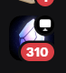A graphic showing a price tag icon with the number "310" displayed on it, likely representing a 310% gain or return on investment, celebrating profitable results alongside the shoutout to @0xAlphaGEMs.