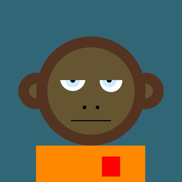 A cartoon monkey avatar with half-closed eyes and a flat expression represents the OnChainMonkey (OCM Genesis) NFT profile, visually accompanying the announcement of the #5025 NFT sale for 0.0107 BTC.