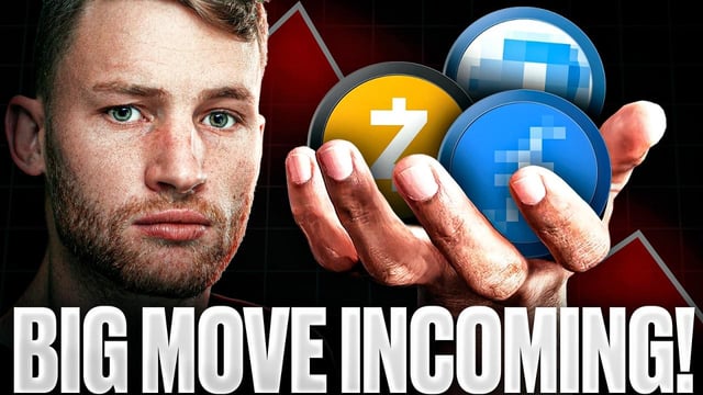 The image features a man holding up three different colored balls - yellow, blue, and green - with his hands. The background of the image has a red and black gradient effect, which makes the colors of the balls stand out even more. The caption below the image reads "Big Move Incoming!" in white text against a dark background. This suggests that there is an upcoming event or challenge related to Bitcoin or cryptocurrency, possibly involving the use of these three colored balls as part of a game or activity.