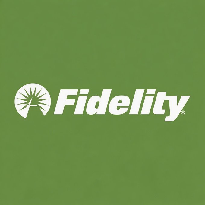 The image displays the Fidelity logo on a green background, relating to the news that Fidelity is adding staking and quarterly cash payouts for its spot Ethereum ETF.