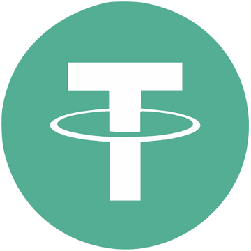 The image displays the Tether (USDT) logo, featuring a stylized white "T" encircled by an orbital ring on a teal background. This logo directly relates to the announcement, as it represents the cryptocurrency company that has completed its first independent financial statement audit with KPMG.