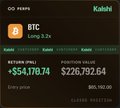 A KuCoin trading interface displays Bitcoin (BTC) at a current price of $101,178.74 with a 24-hour increase of 2.3%, showing an all-time high of $126,392.64—reinforcing the post's warning that investors should brace for a potential market downturn despite BTC's recent gains.