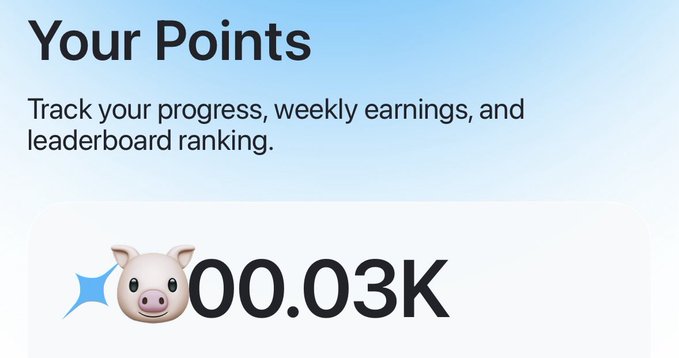 The image features a screen shot of an email sent by "My Miracle Points" with an animated pig face. The message displays the topic of a new point system, where users should aim to earn at least 100K points. The email also suggests a timing for this achievement - it is scheduled to happen the following day at 7 PM. Additionally, the post includes some data from Japan's trading platform, which is listed as #1381, with a total amount of $13.7M in trading volumes on July 4th.