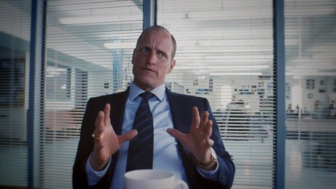 A man in a dark suit and blue striped tie sits in an office with venetian blinds behind him, gesturing animatedly with both hands raised, palms forward, as if emphasizing a surprising point or revealing something unexpected.

The image, which appears to be a still from *The Office* (likely Michael Scott or a similar character), fits the post's tone of building up to a revelation—the "But wait, there's more" punchline mirrors the man's enthusiastic, sales-pitch-like hand gesture suggesting he has more to share.