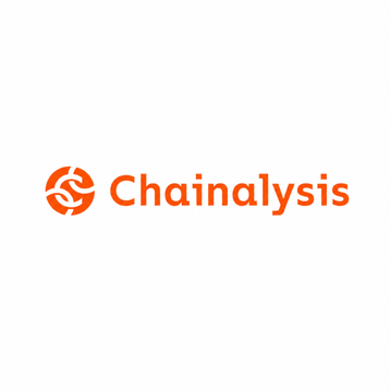 The image displays the orange Chainalysis logo, featuring a stylized "C" design next to the company name. This branding relates to the accompanying news of Chainalysis filing a lawsuit against the US government over a $94.6 million contract awarded to its competitor TRM Labs for crypto tracing services.