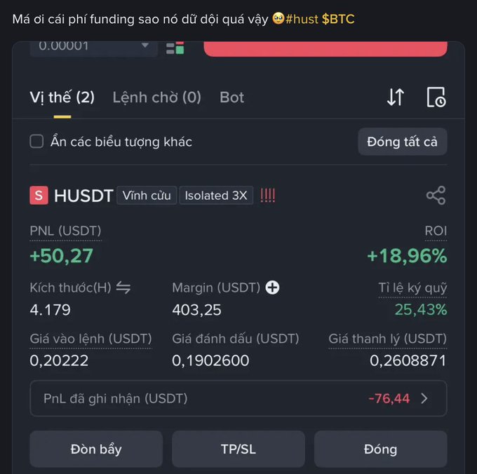 The image depicts a trading platform showing multiple stocks and their respective values. On the screen, there are details about the current order being executed with H, along with information about its funding status. The status of the order has already been met but is still awaiting payment. The user is shorting H, which means they have sold shares or bought shares on a stock. A fund has already been paid for the H stock by someone else who placed an order at that time. However, the interest from the order isn' t enough to cover the funding fee of $76.44 in this case. The post is about trading and investing in foreign markets, specifically focusing on Huddt's shares (H), but doesn't provide a clear connection between these market activities and the current image displayed.
